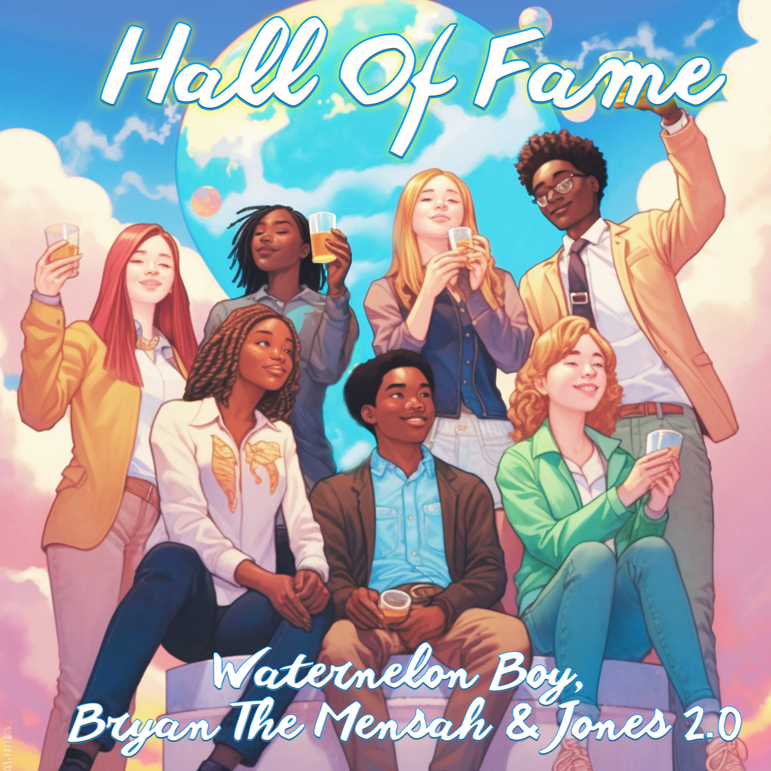 Watermelon Boy Collaborates with BRYAN THE MENSAH and Jones 2.0 for a Tropical Bliss Anthem – “Hall of Fame”