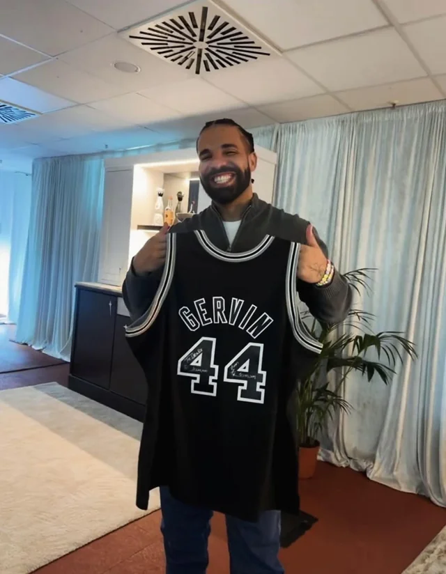 The Iceman Autographeth: Drake Gifted Signed Jersey From NBA Legend George ‘Iceman’ Gervin
