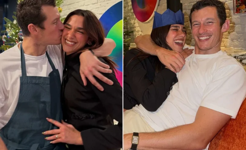 Dua Lipa Shares Intimate Look Into Cozy Christmas With Fiancé Callum Turner: ‘It’s All About the Love’