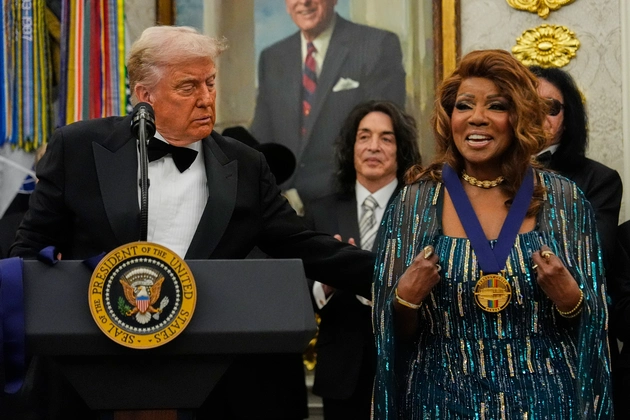 Trump Presents KISS, George Strait, Gloria Gaynor & More Kennedy Center Honorees With Medals in Oval Office