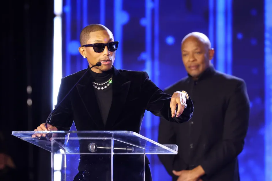 Pharrell Williams Urges U.S. Leaders to ‘Find in Their Hearts Some Empathy’ in Recording Academy Speech