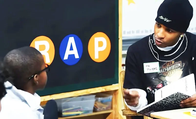 A$AP Rocky Returns to Harlem & Teaches 4th Grade Kids How to Rap: ‘Rap Is My Life’