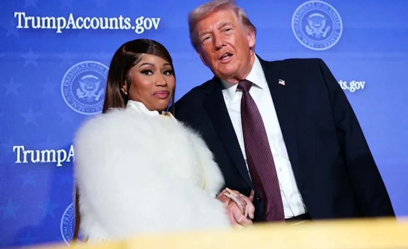 Donald Trump Declares ‘I Love Nicki Minaj’ at White House Black History Month Reception: ‘She Gets It’