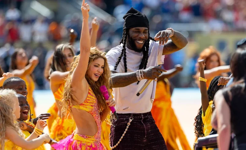 Watch Burna Boy Link Up With Justin Bieber, Shakira & More in Behind-the-Scenes World Cup Halftime Video Diary