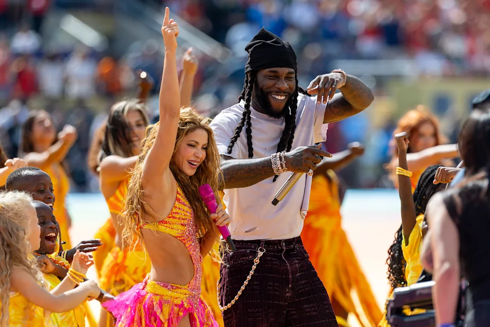 Watch Burna Boy Link Up With Justin Bieber, Shakira & More in Behind-the-Scenes World Cup Halftime Video Diary