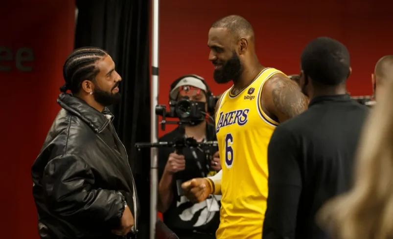 Drake Seemingly Disses LeBron James With Shirt at Nocta Manor Retreat: ‘The Only LeBron I Rate Is Juan’