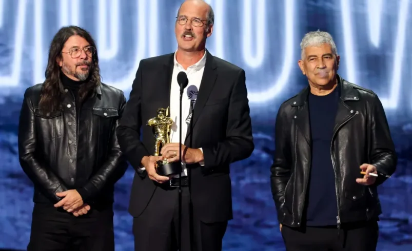 Nirvana Accepts MTV Video Vanguard Award: Krist Novoselic Says Band Still Resonates ‘Because People Are Still Hungry for Authenticity’